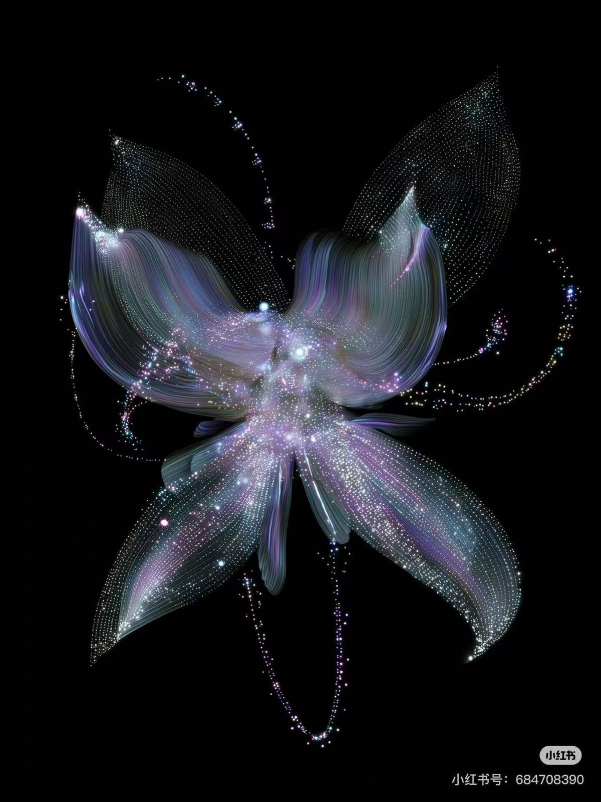 Cosmic butterfly
