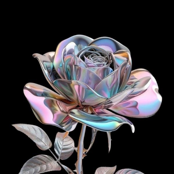Holographic rose